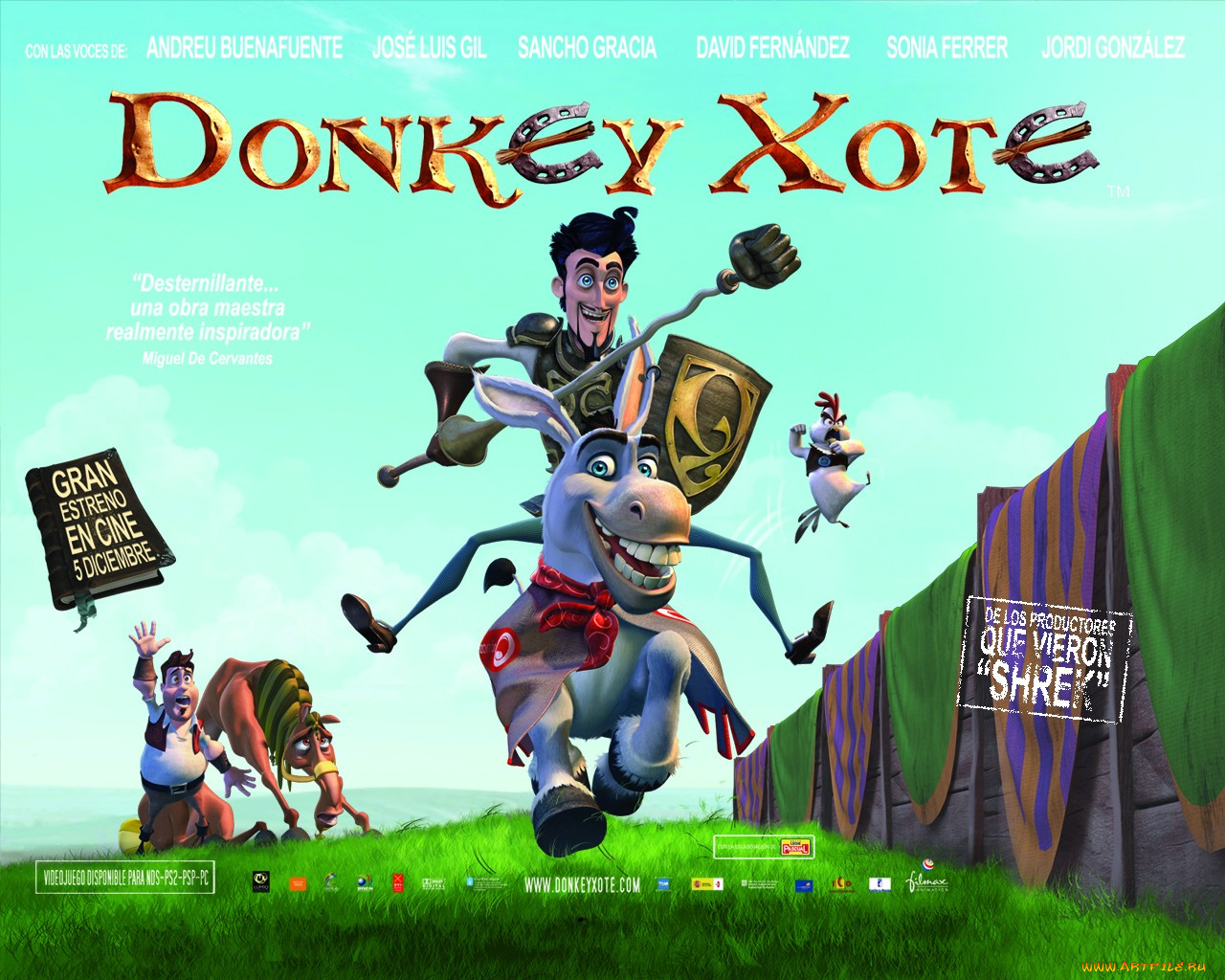 donkey, xote, мультфильмы