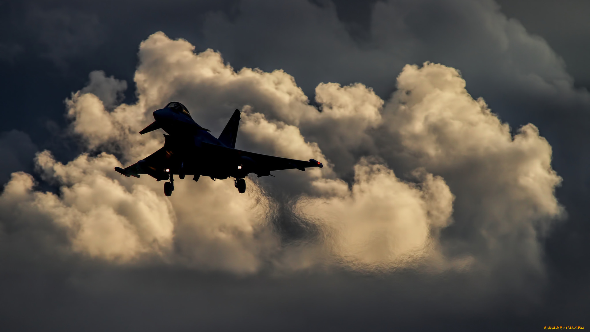 авиация, авиационный, пейзаж, креатив, истребитель, fgr4, многоцелевой, eurofighter, typhoon