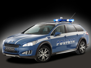 Картинка автомобили полиция rxh 508 2014 polizia peugeot