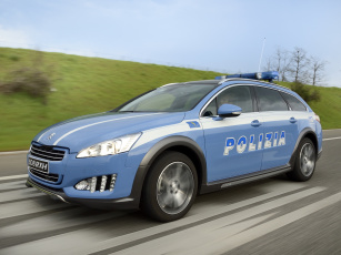 Картинка автомобили полиция rxh 508 peugeot 2014 polizia