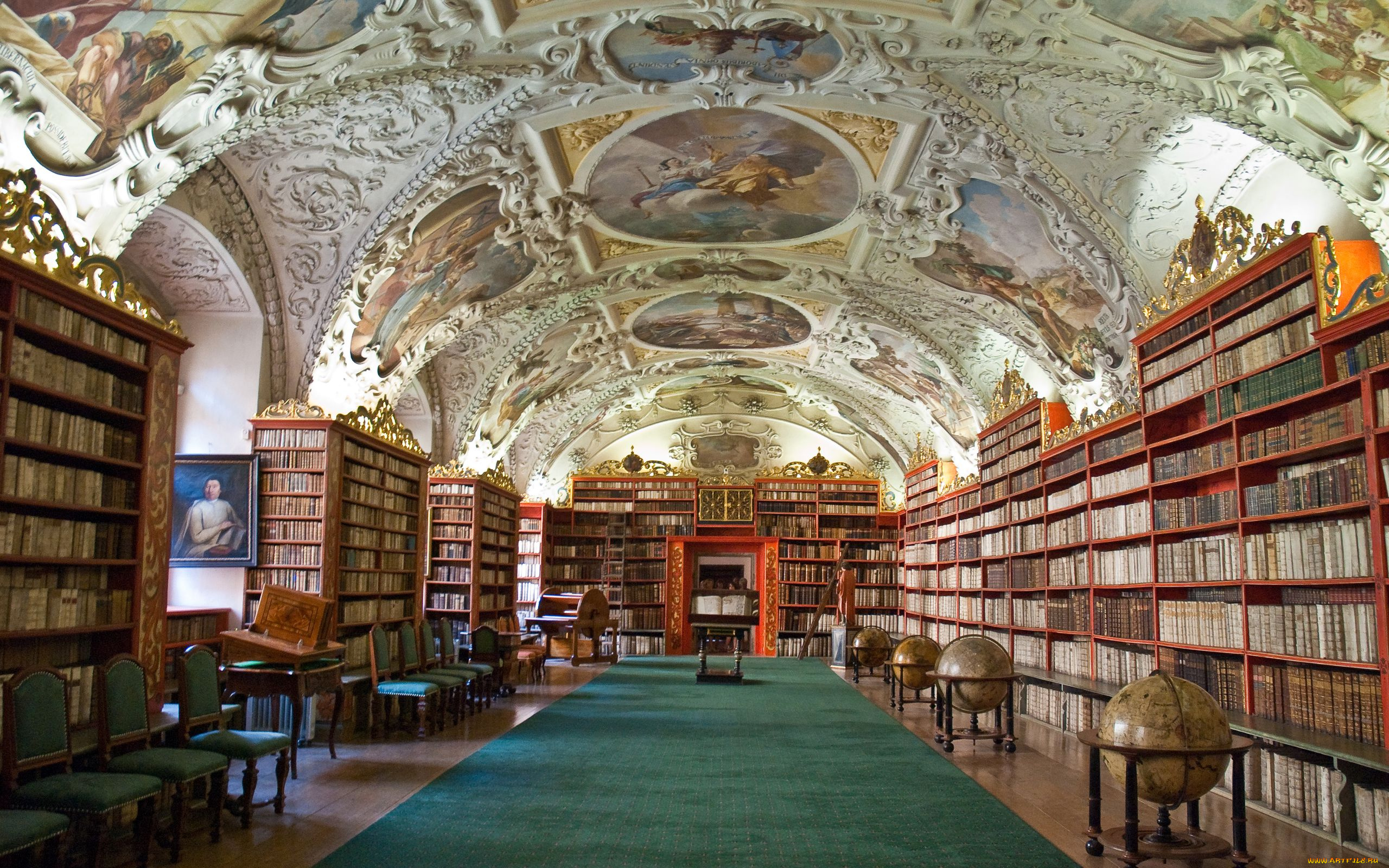 strahov, monastery, library, интерьер, кабинет, библиотека, офис