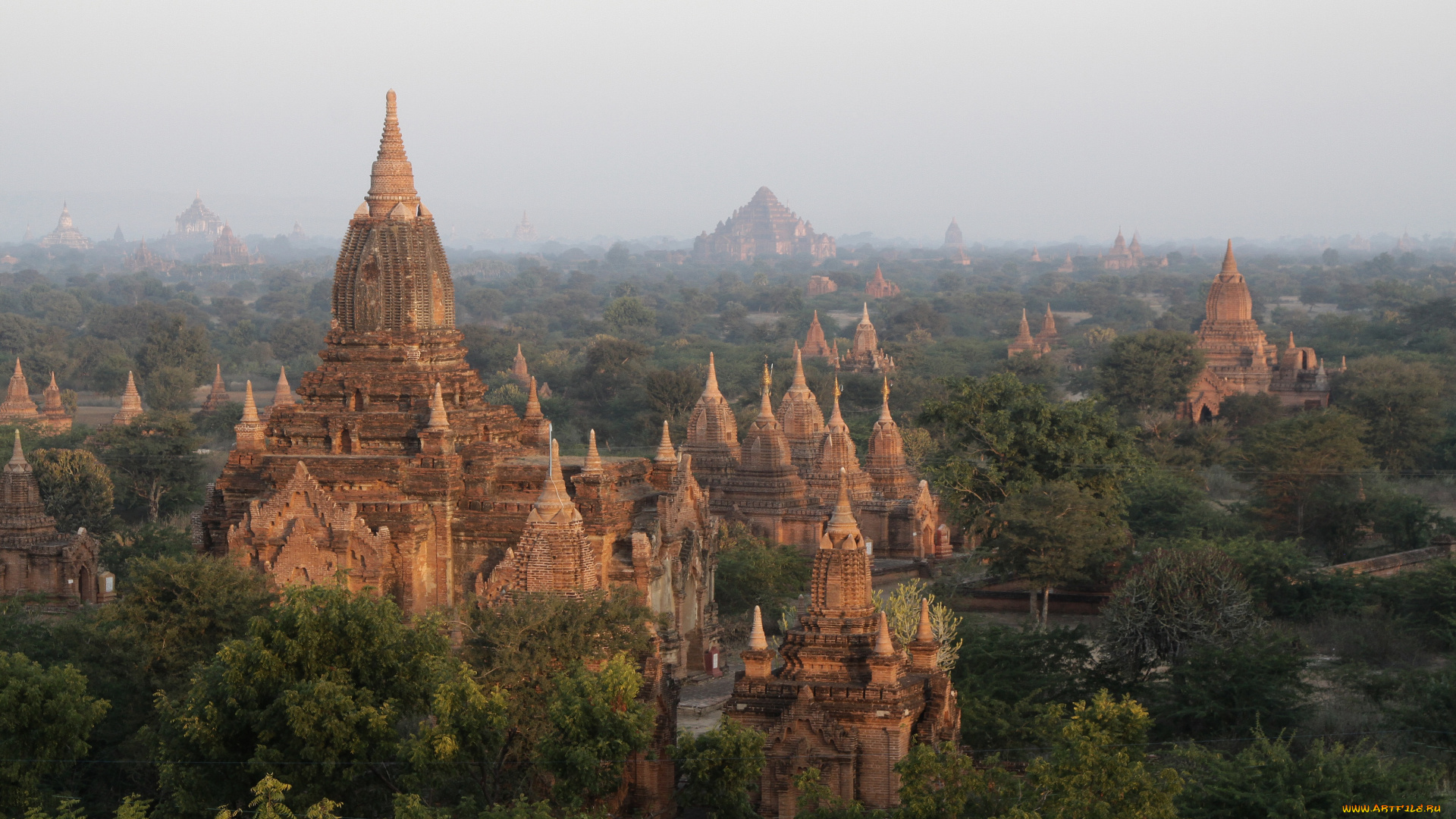 города, исторические, архитектурные, памятники, бирма