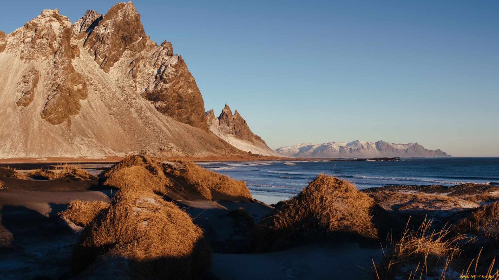 исландия, природа, побережье, скалы, водоем
