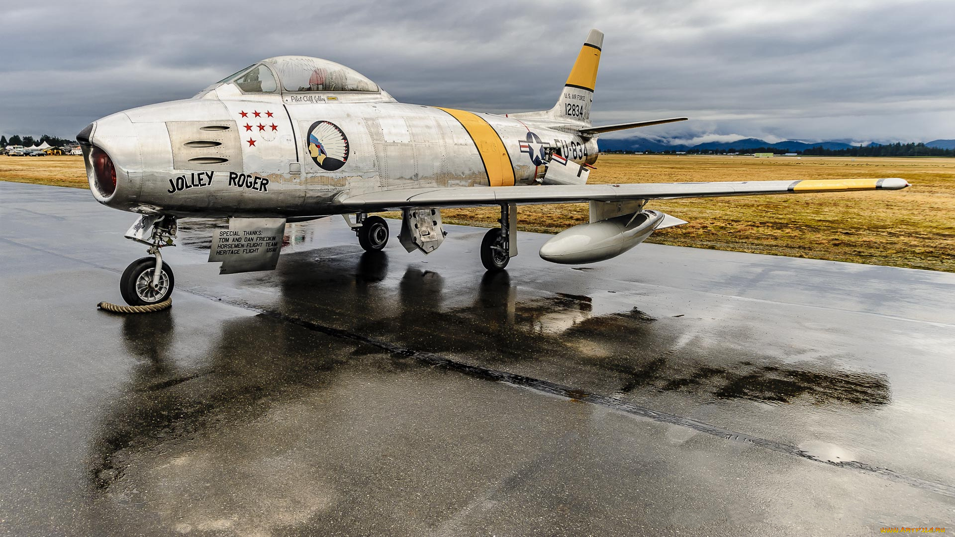 f-86f, jolley, roger, авиация, боевые, самолёты, истребитель