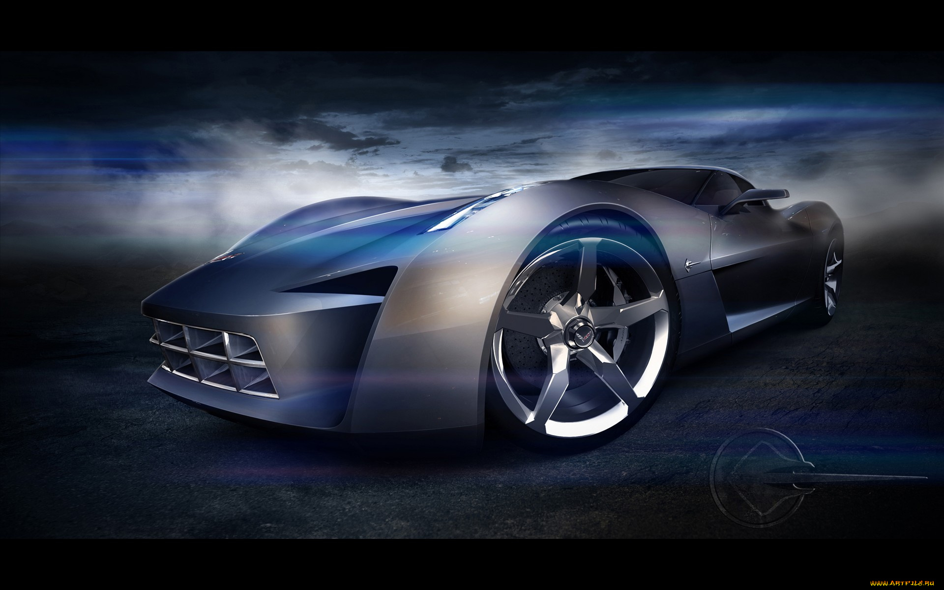 50th, anniversary, corvette, stingray, concept, автомобили