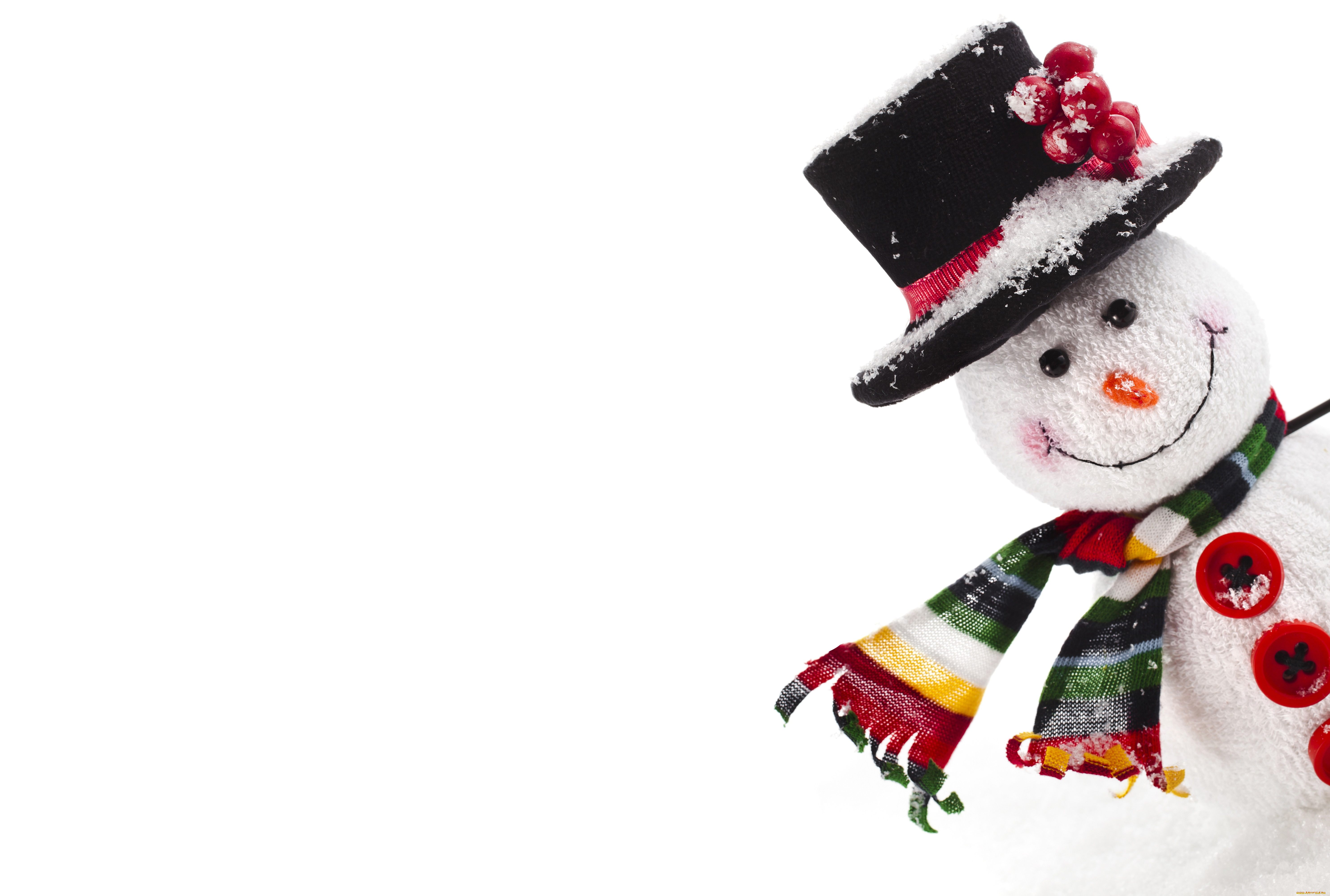 праздничные, снеговики, улыбка, шляпа, шарф, снеговик, пуговицы