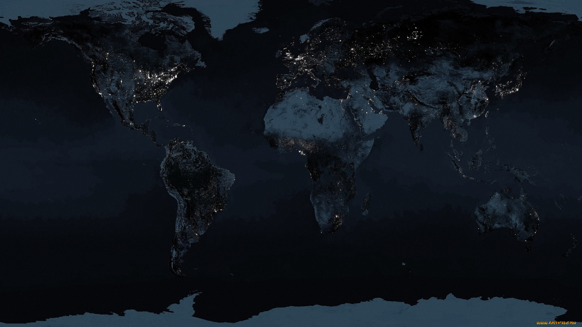 разное, глобусы, , карты, континенты, карта, ночь, огни