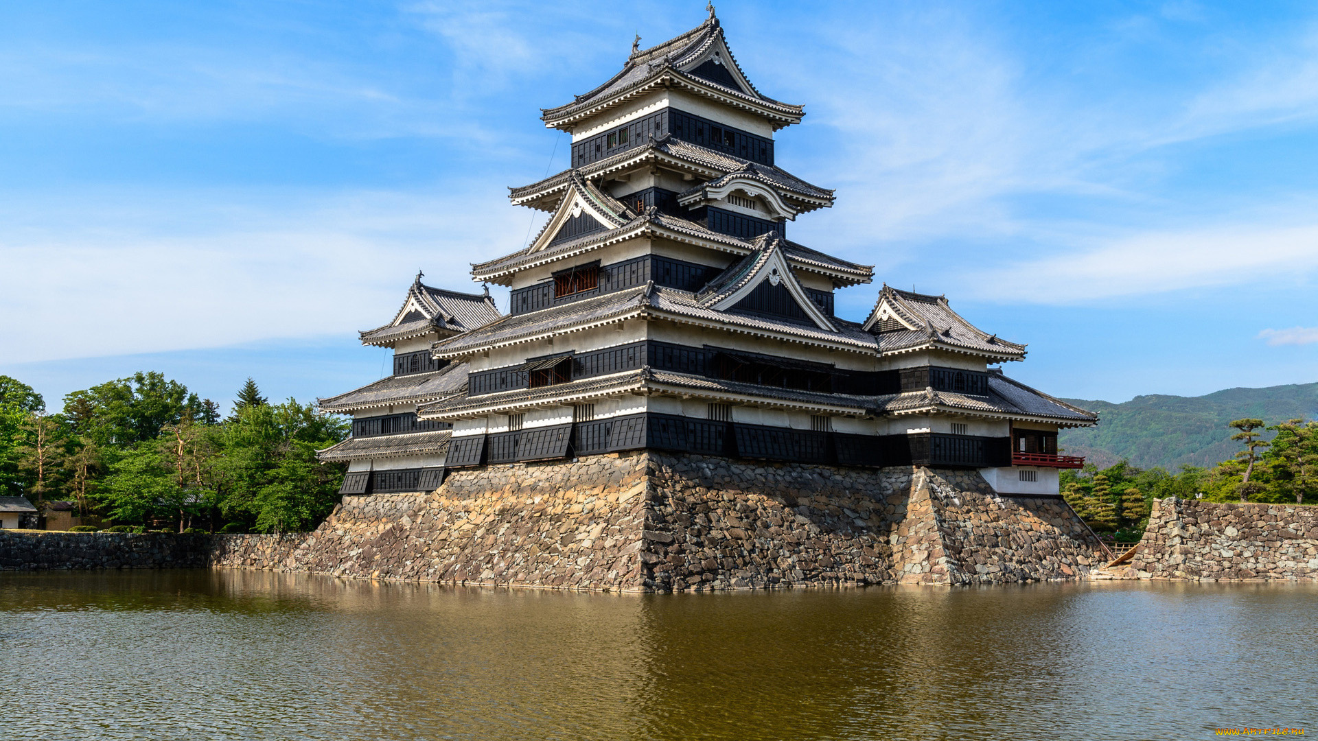 matsumoto, castle, japan, города, замки, японии, matsumoto, castle