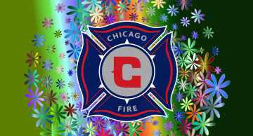 Картинка спорт эмблемы+клубов fire soccer club chicago фон логотип