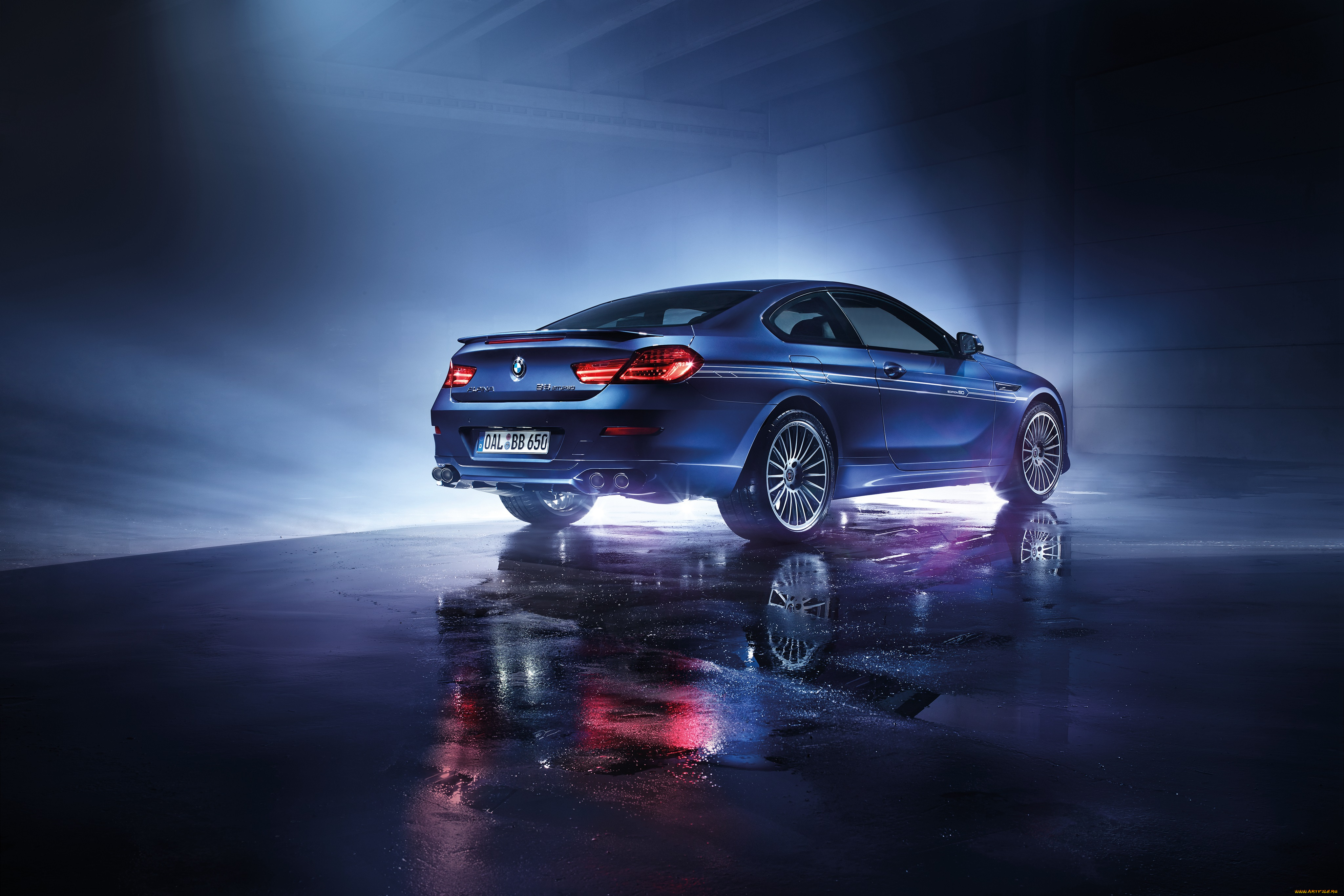 автомобили, alpine, edition, 50, coupe, alpina, b6, bi-turbo, синий, f13, 2015г