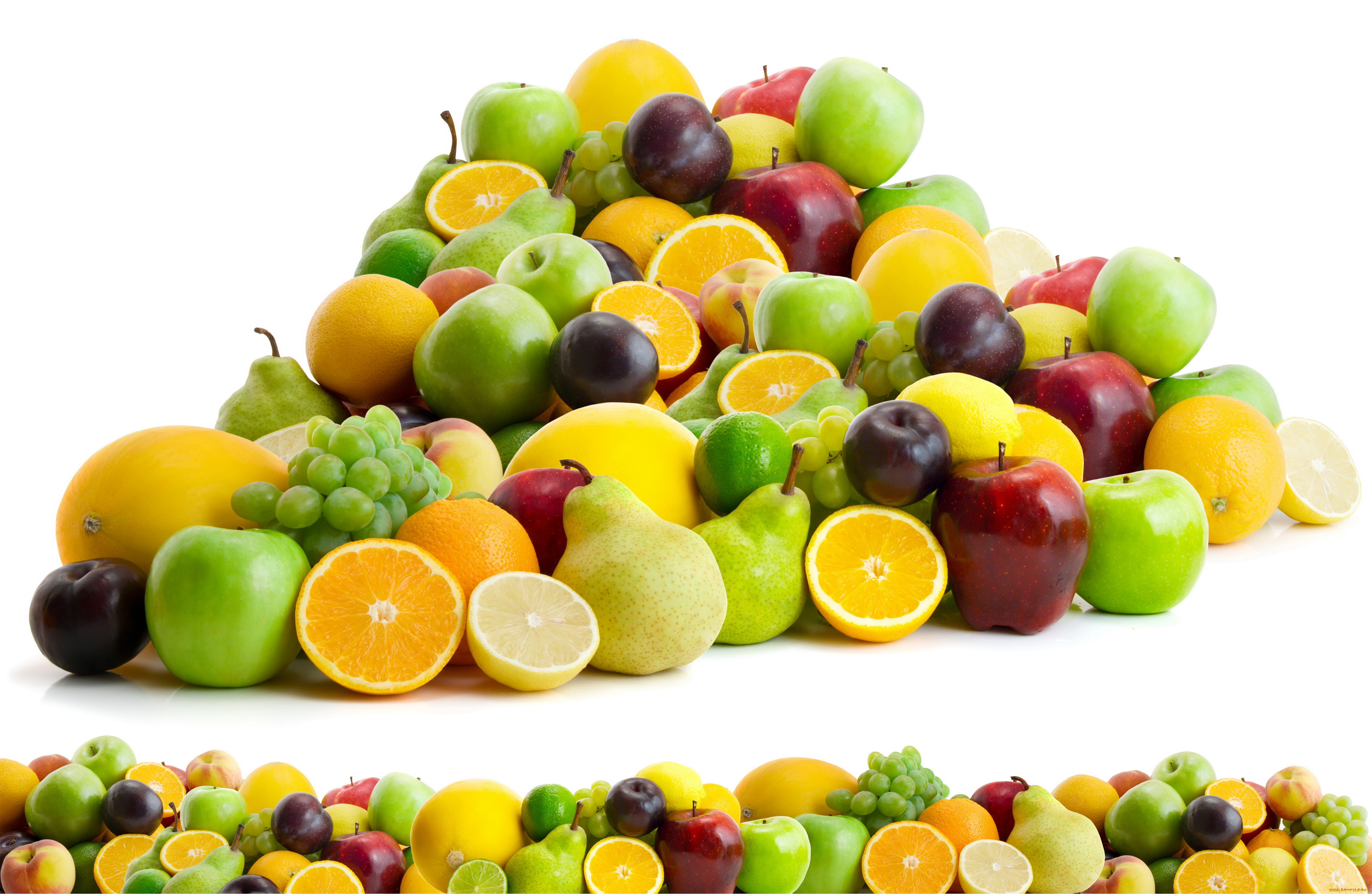 еда, фрукты, , ягоды, персики, апельсины, сливы, груши, яблоки, виноград