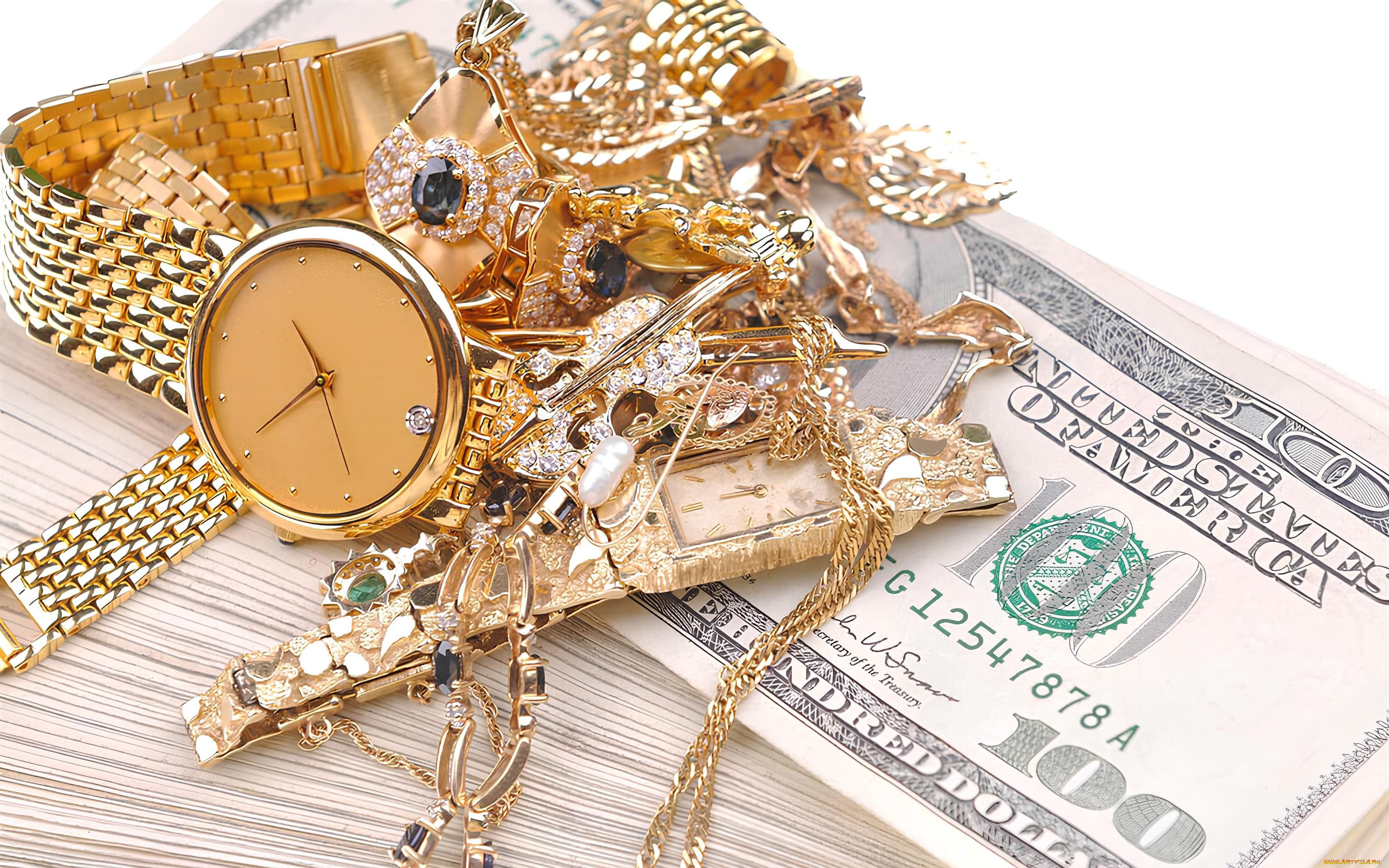 разное, золото, , купюры, , монеты, золотые, украшения, наручные, часы, деньги, купюры, драгоценности