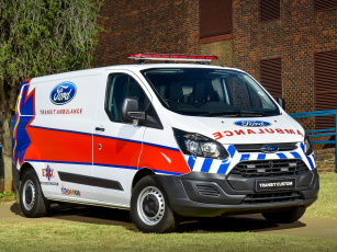 Картинка автомобили скорая+помощь ford transit custom ambulance 2014г