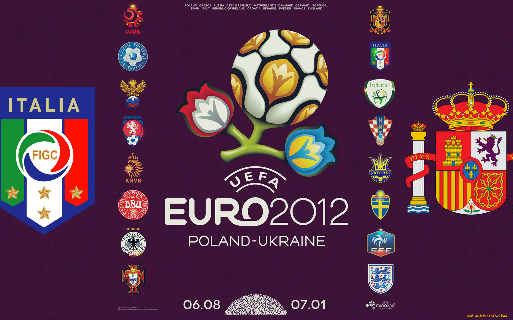 спорт, логотипы, турниров, euro, 2012