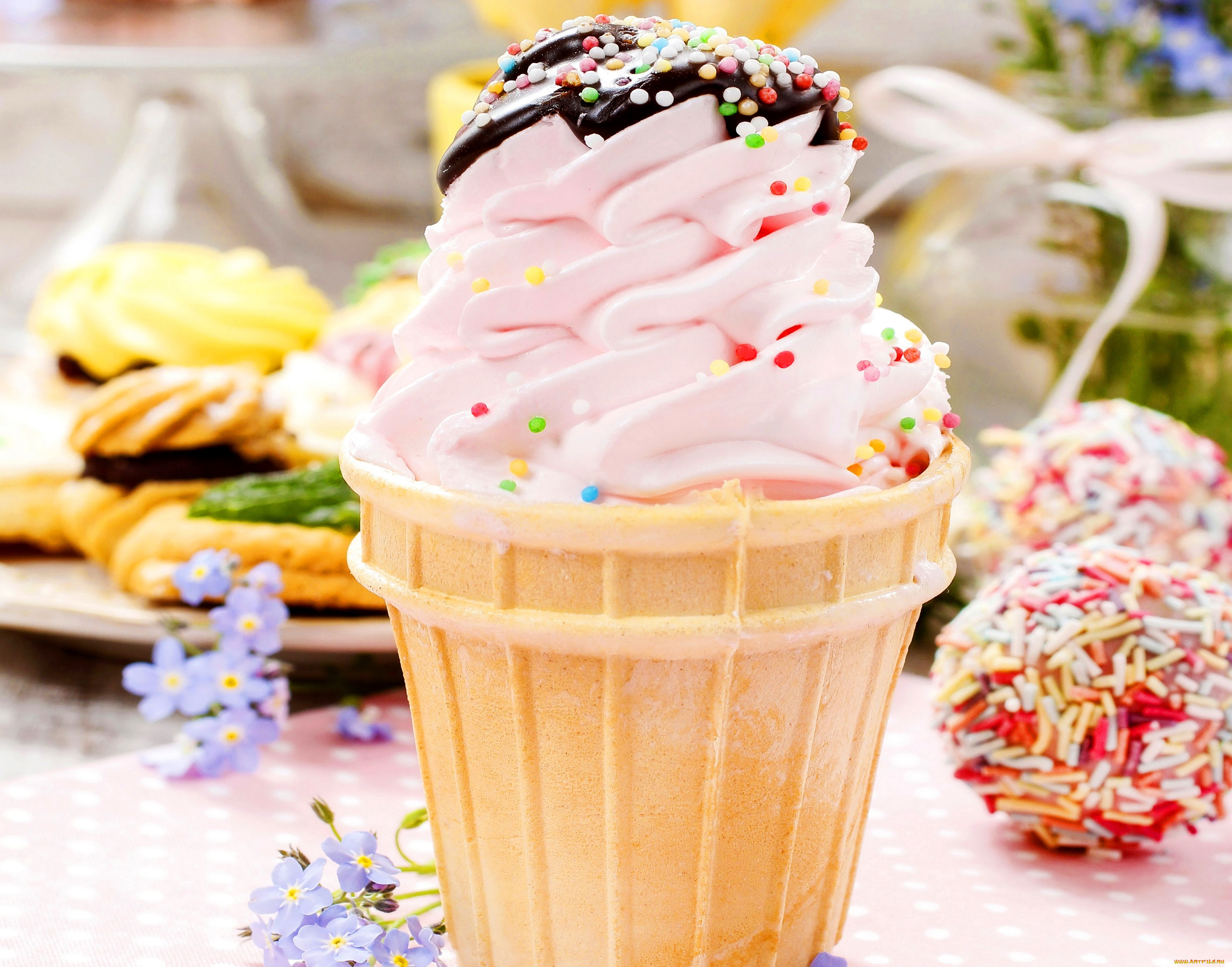 еда, мороженое, , десерты, ice, cream, сладкое, sweet, dessert, глазурь, десерт