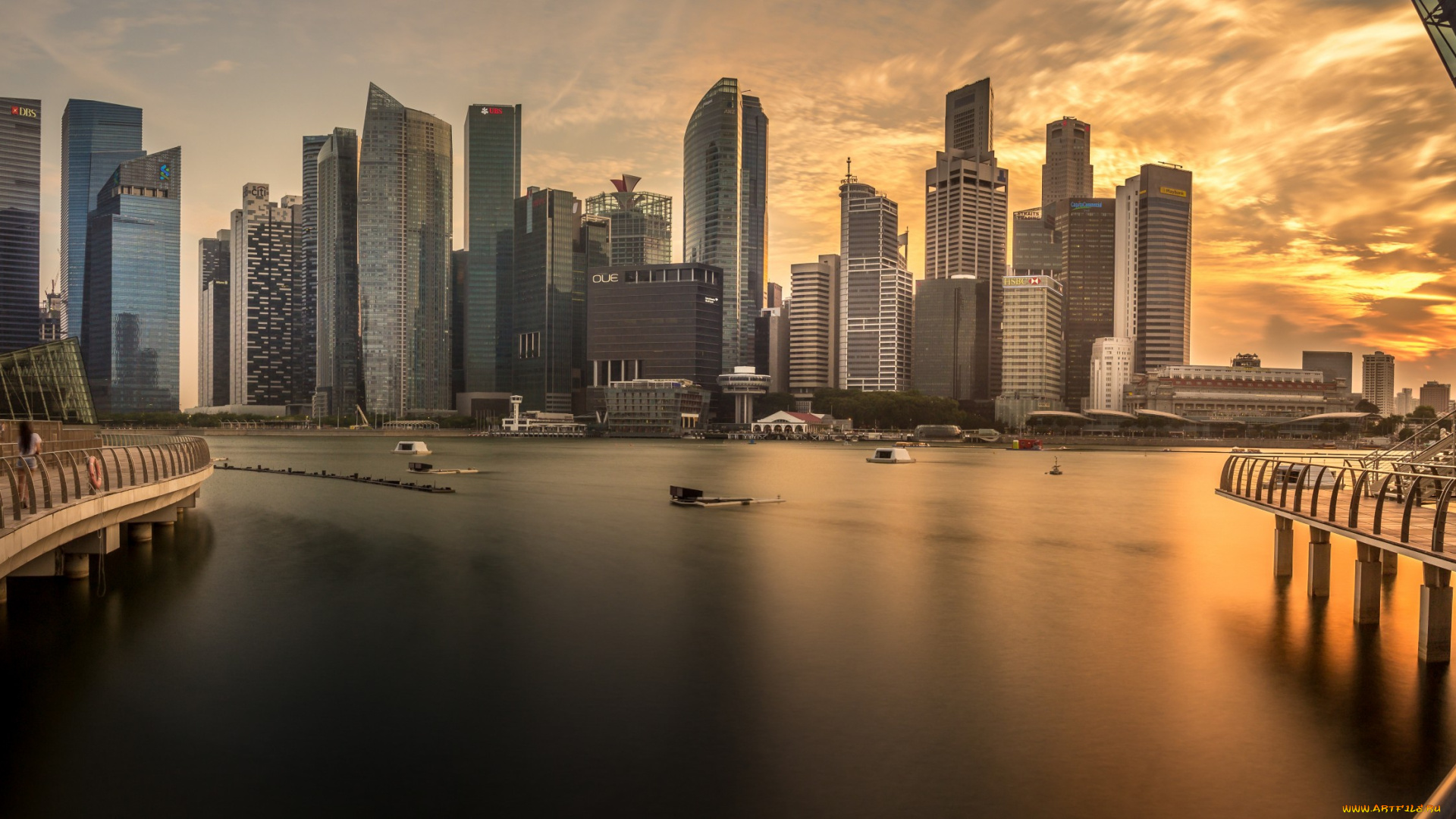 singapore, marina, города, сингапур, , сингапур, панорама, город