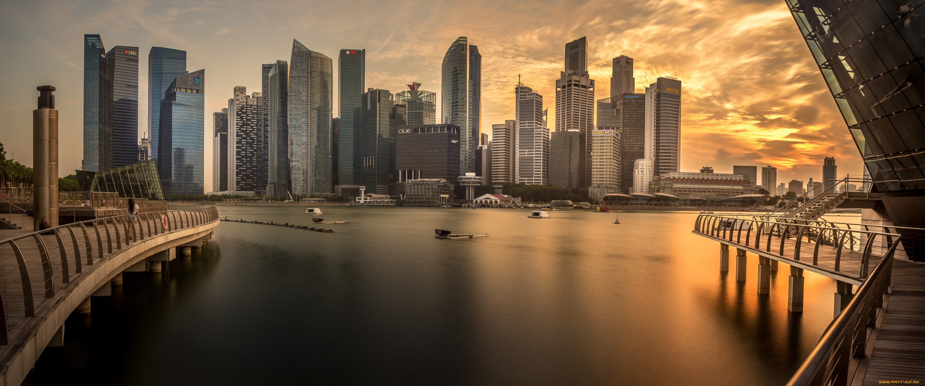 singapore, marina, города, сингапур, , сингапур, панорама, город