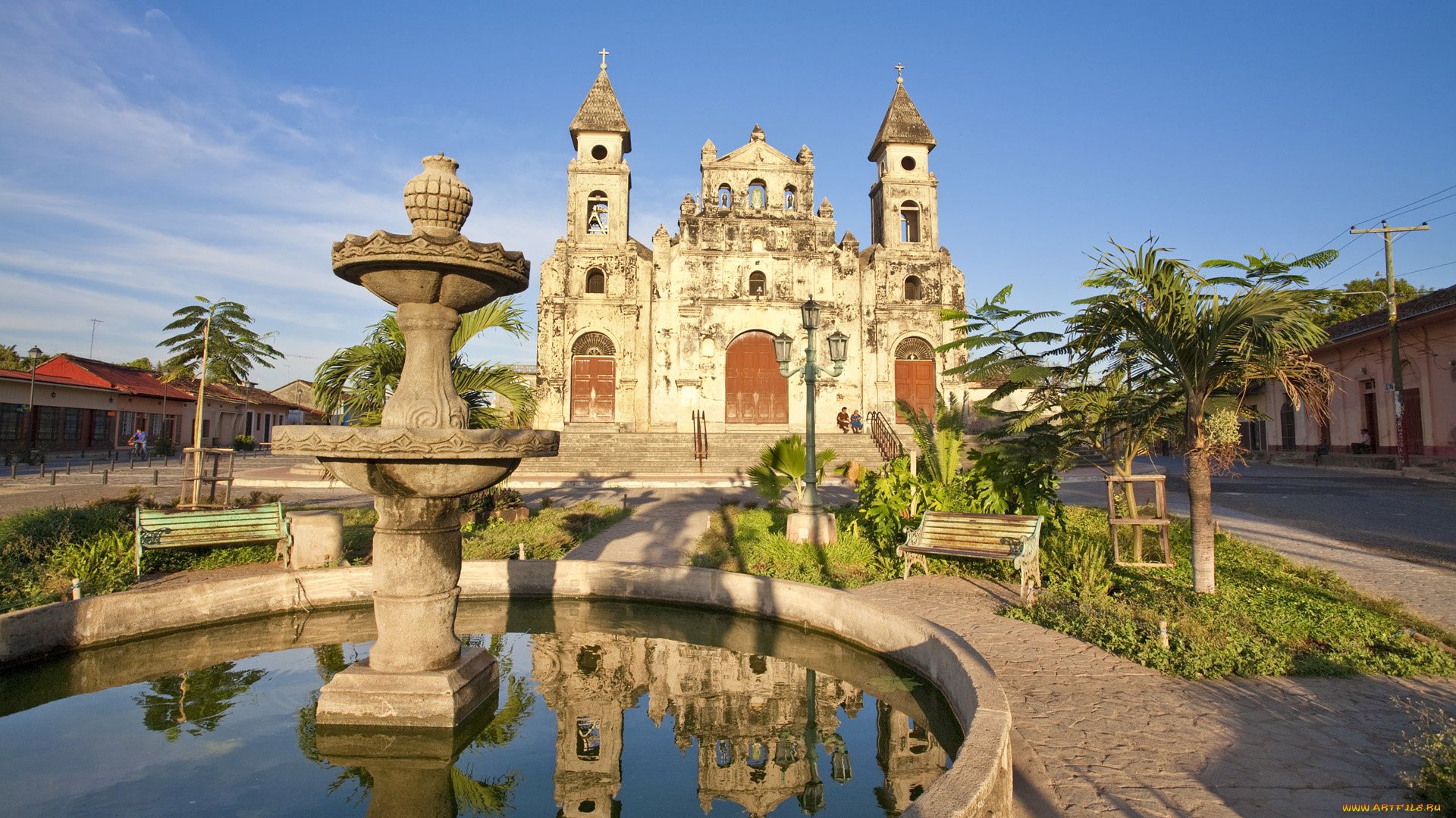 iglesia, de, guadalupe, granada, nicaragua, города, исторические, архитектурные, памятники