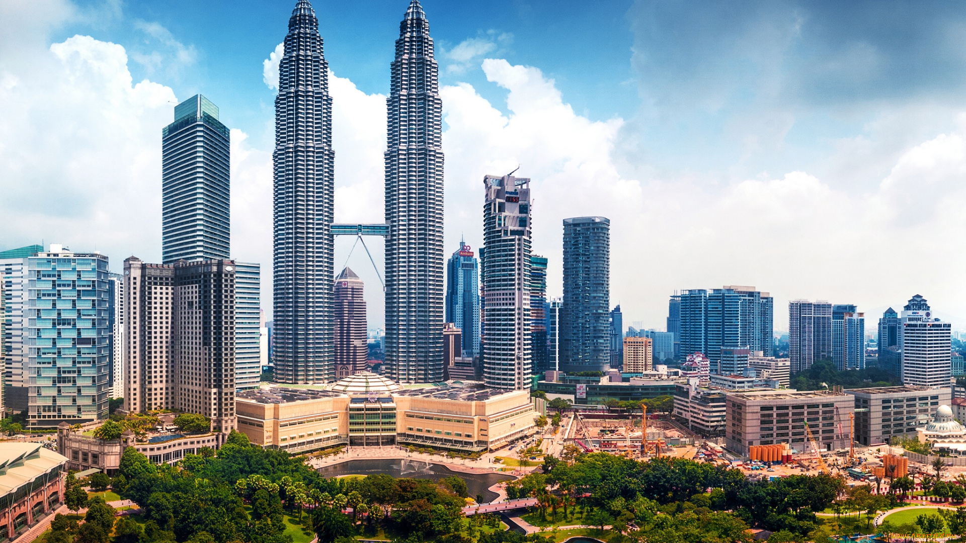 petronas, towers, kuala, lumpur, malaysia, города, куала, лумпур, малайзия, здания, панорама, небоскрёбы, башни, петронас
