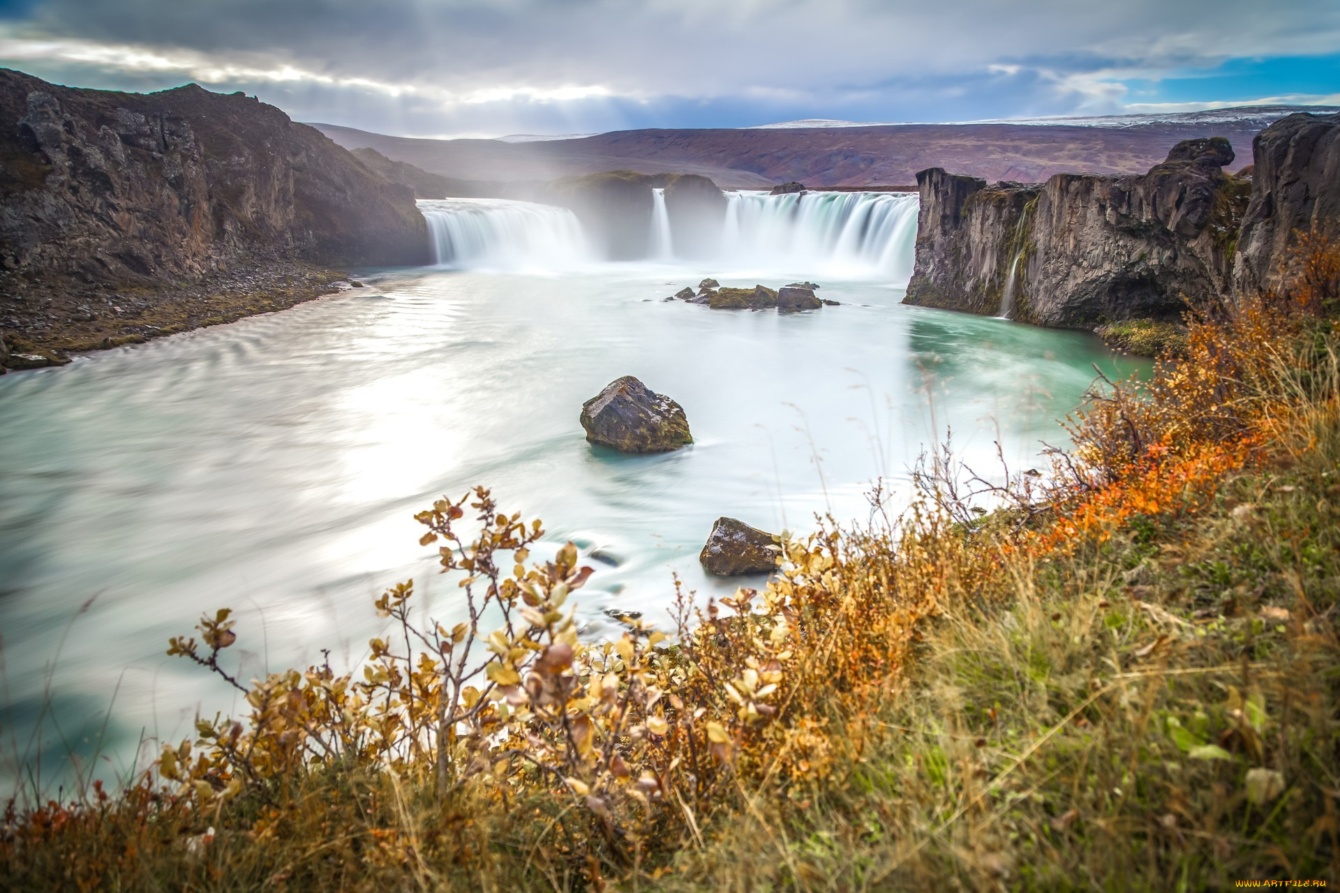природа, водопады, водопад, исландия, water, waterfall, iceland, nature, вода