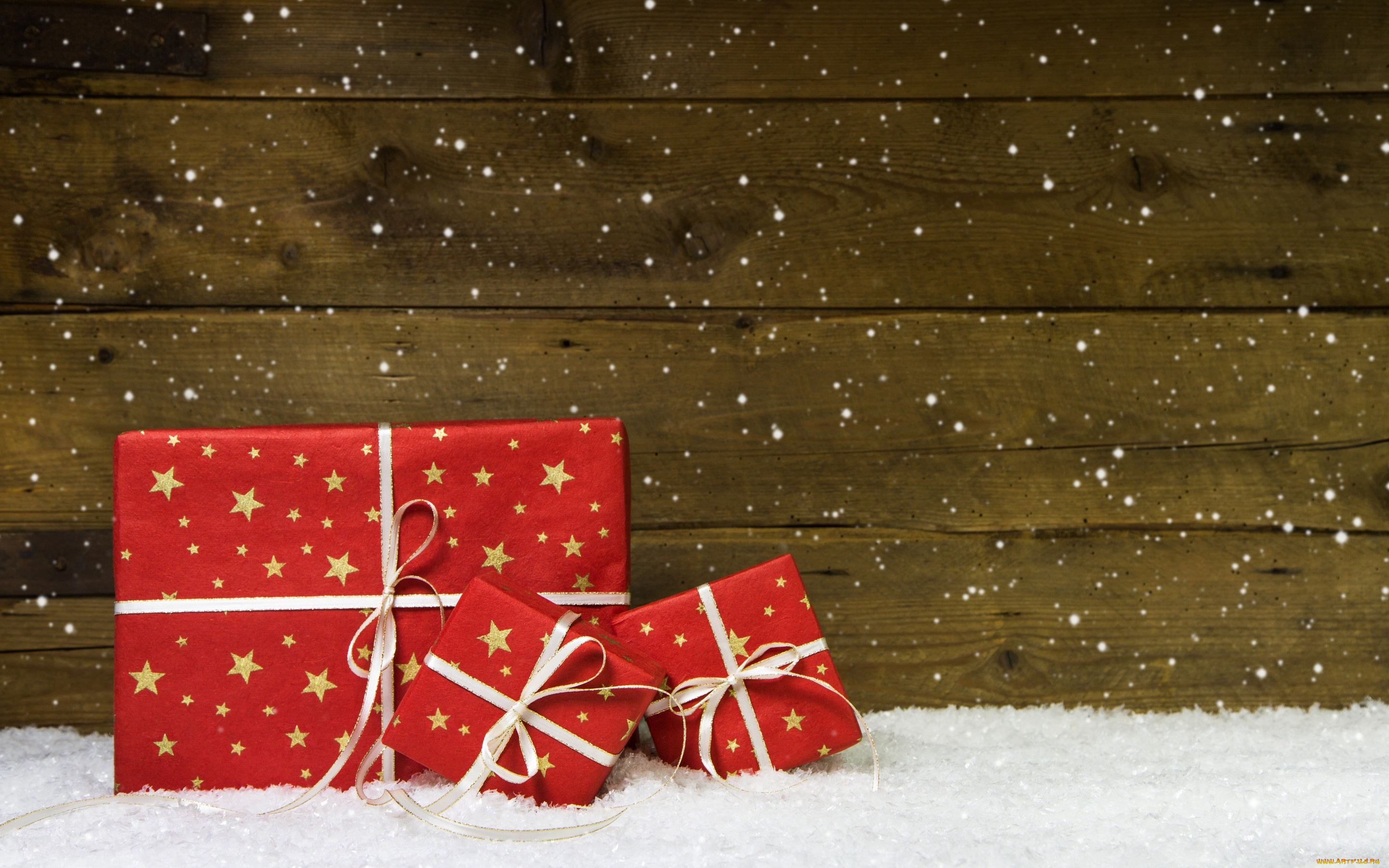 праздничные, подарки, и, коробочки, новый, год, рождество, wood, decoration, snow, gifts, christmas