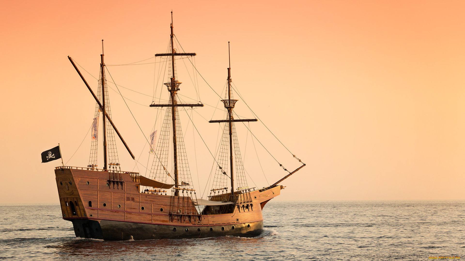`brown, pearl`, корабли, парусники, пират