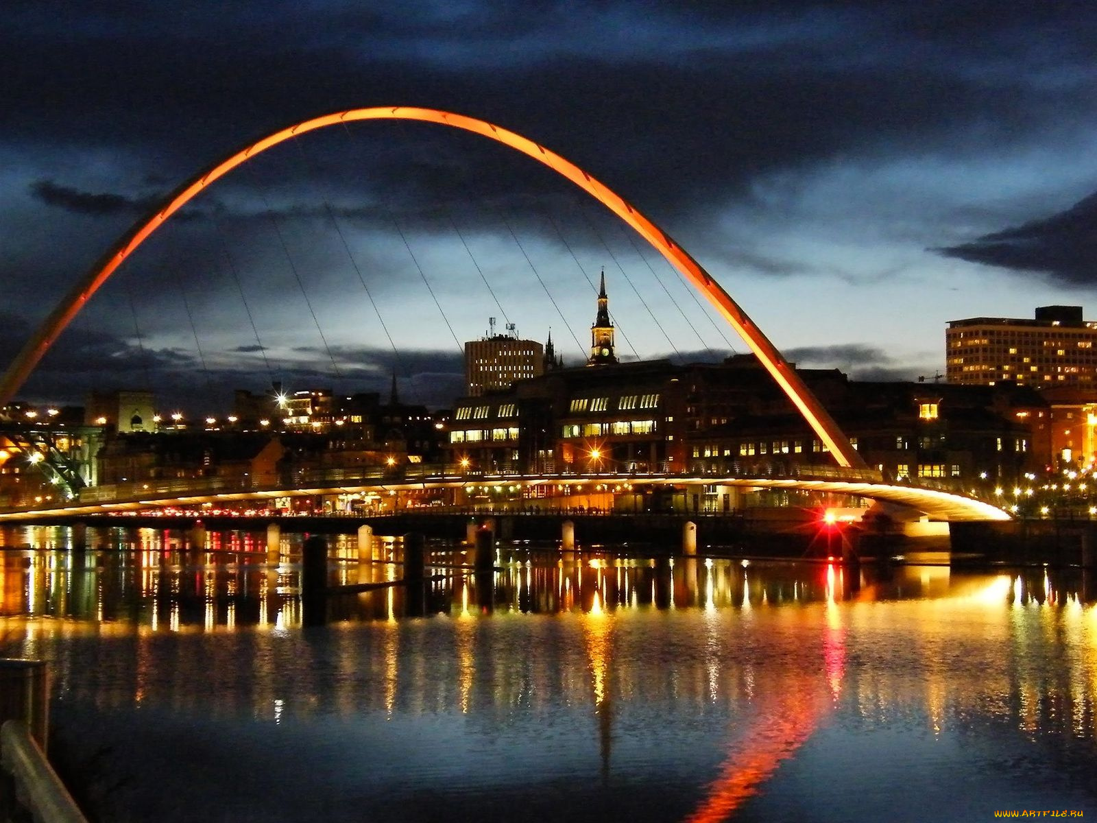 millennium, bridge, london, england, города, лондон, великобритания