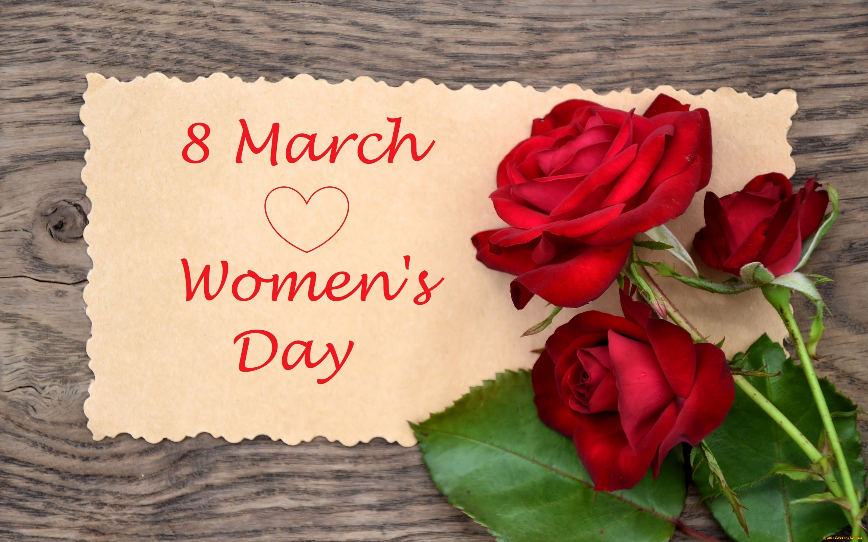праздничные, международный, женский, день, -, 8, марта, женский, день, красные, поздравление, цветы, надпись, розы, 8, марта