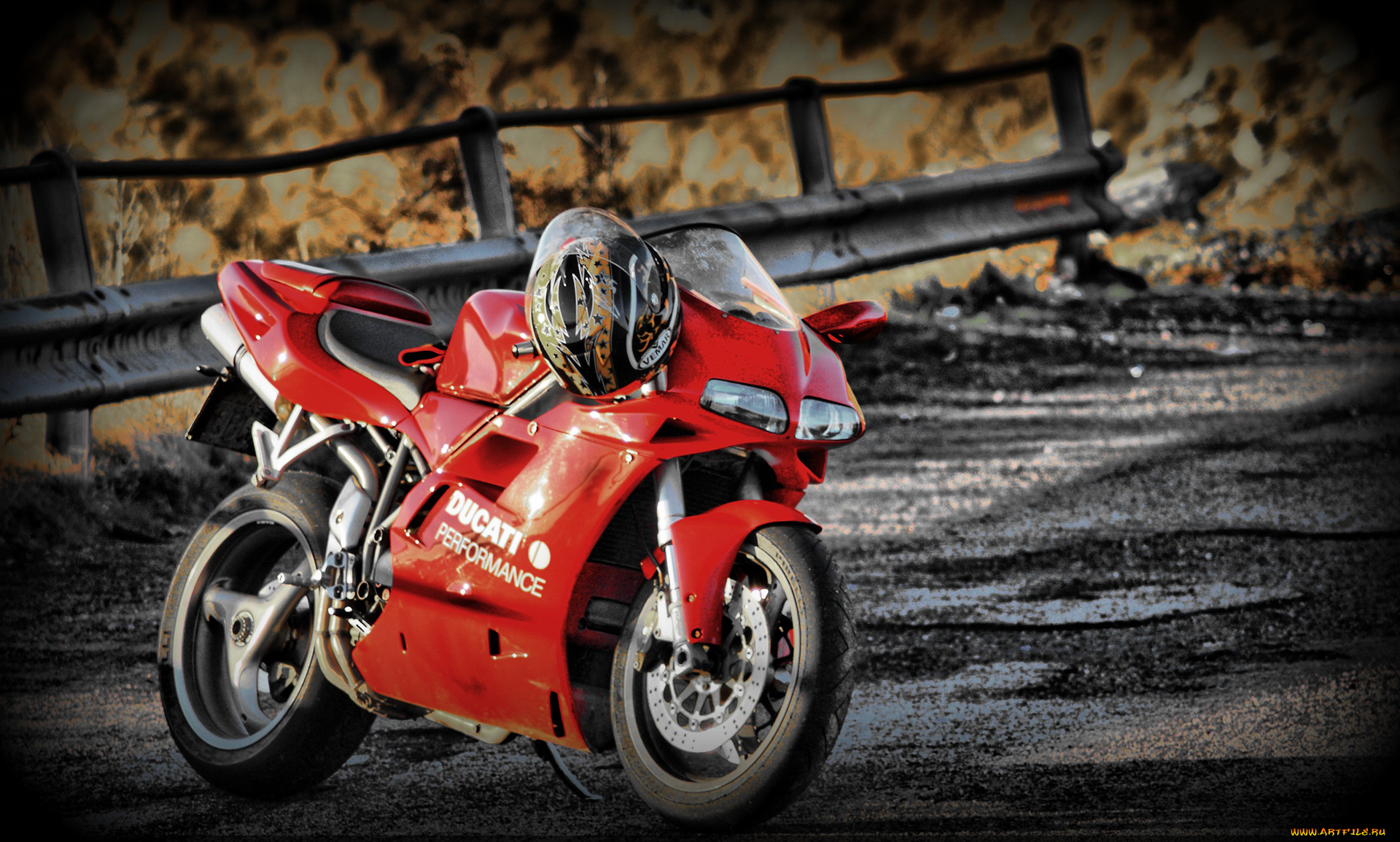 мотоциклы, ducati, helmet, bike, red, 748