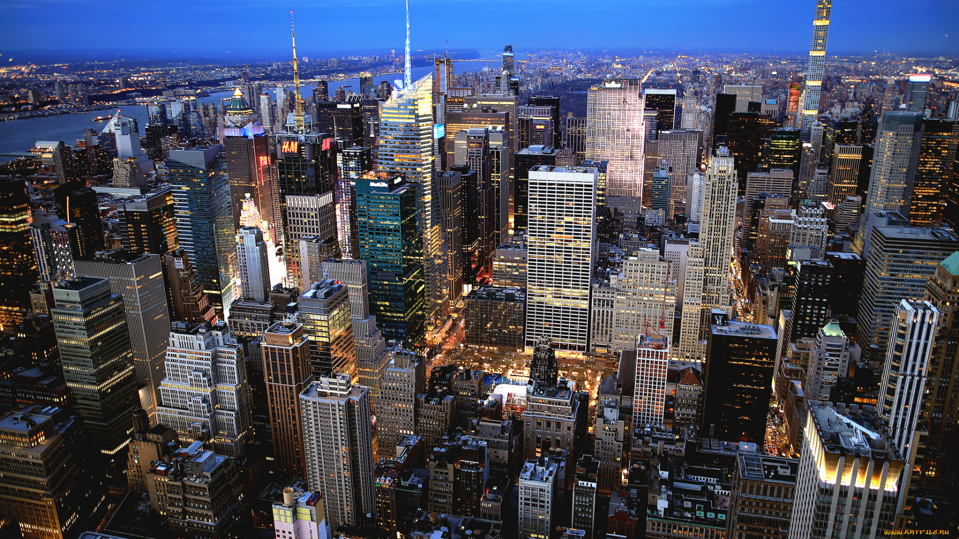 empire, state, building, города, нью-йорк, , сша, панорама, небоскребы