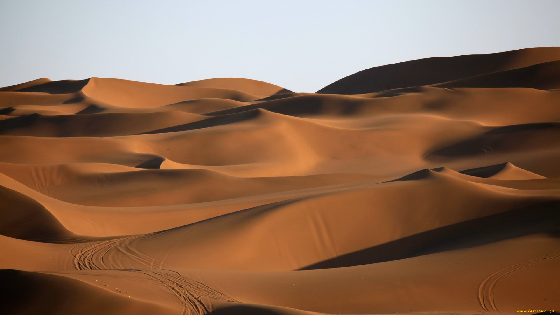 природа, пустыни, бархан, песок