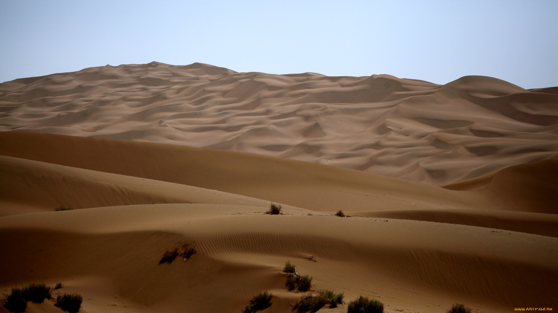 природа, пустыни, песок, бархан