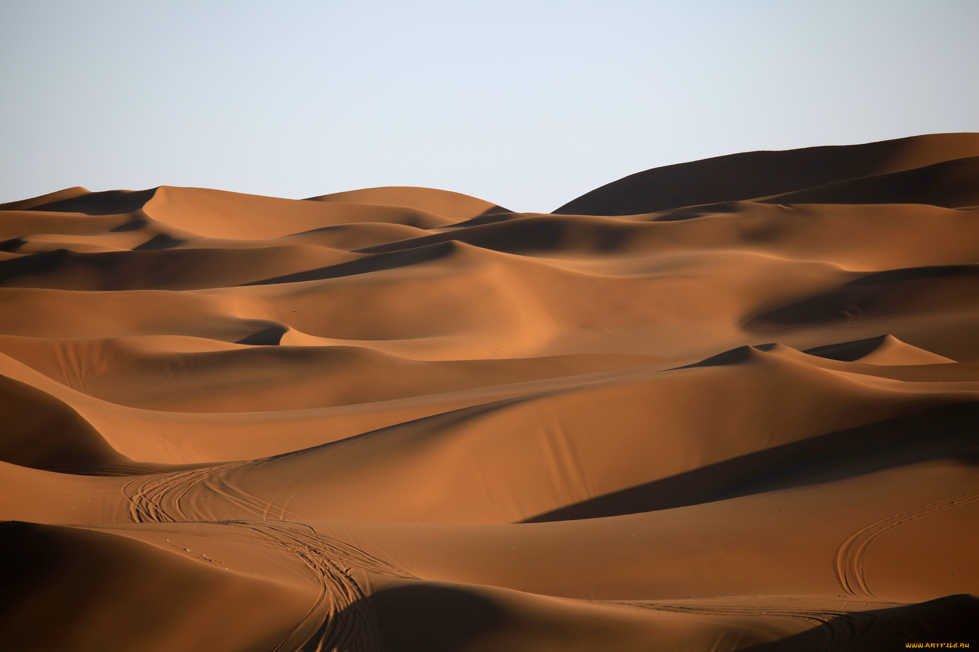 природа, пустыни, бархан, песок
