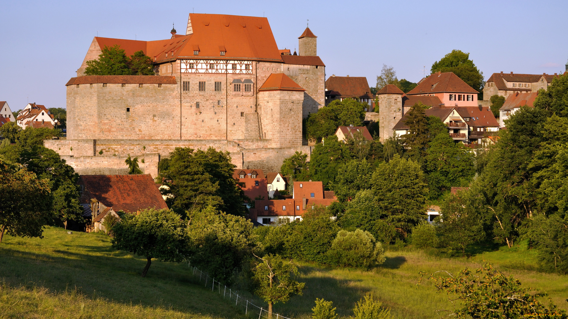 cadolzburg, castle, bavaria, germany, города, дворцы, замки, крепости, замок