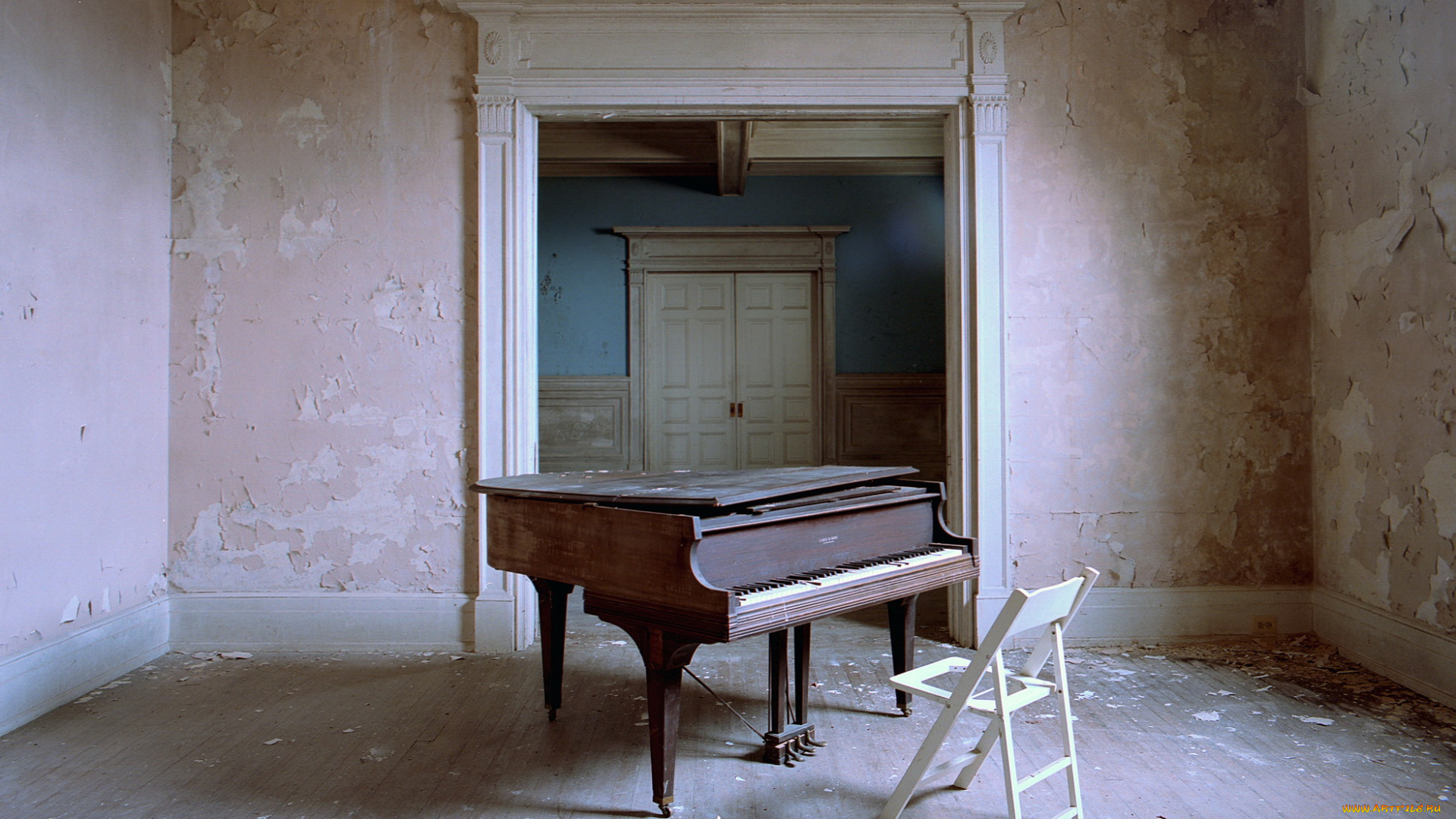 музыка, -музыкальные, инструменты, пианино, ремонт, комната, стул