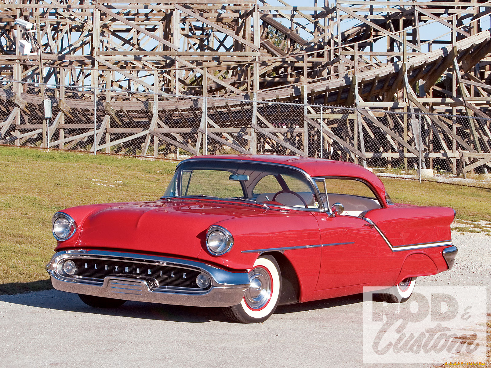 1957, oldsmobile, rocket, 88, автомобили