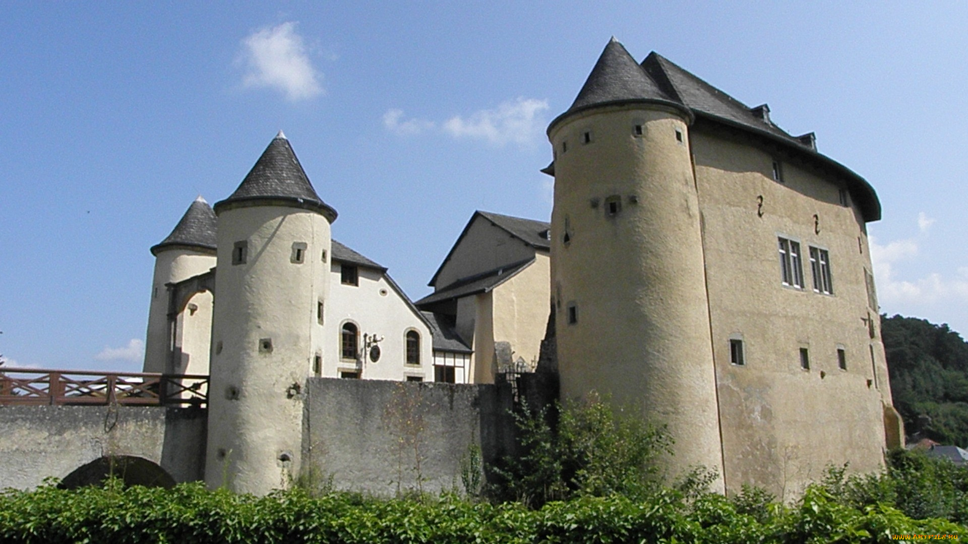 chateau, de, bourglinster, luxembourg, города, -, дворцы, , замки, , крепости, chateau, de, bourglinster