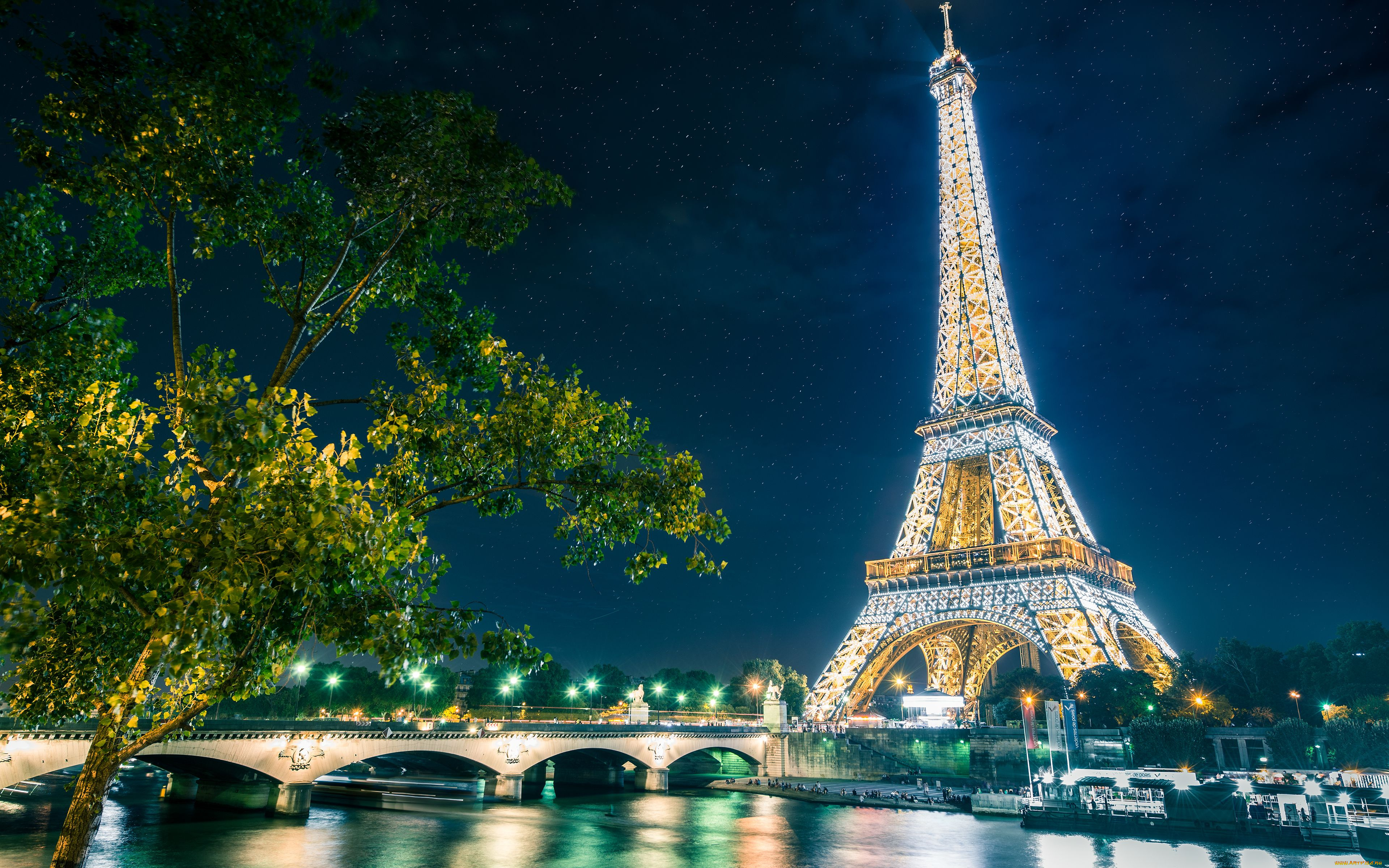 paris, france, города, париж, франция, река, сена, мост, набережная, eiffel, tower, seine, river, эйфелева, башня