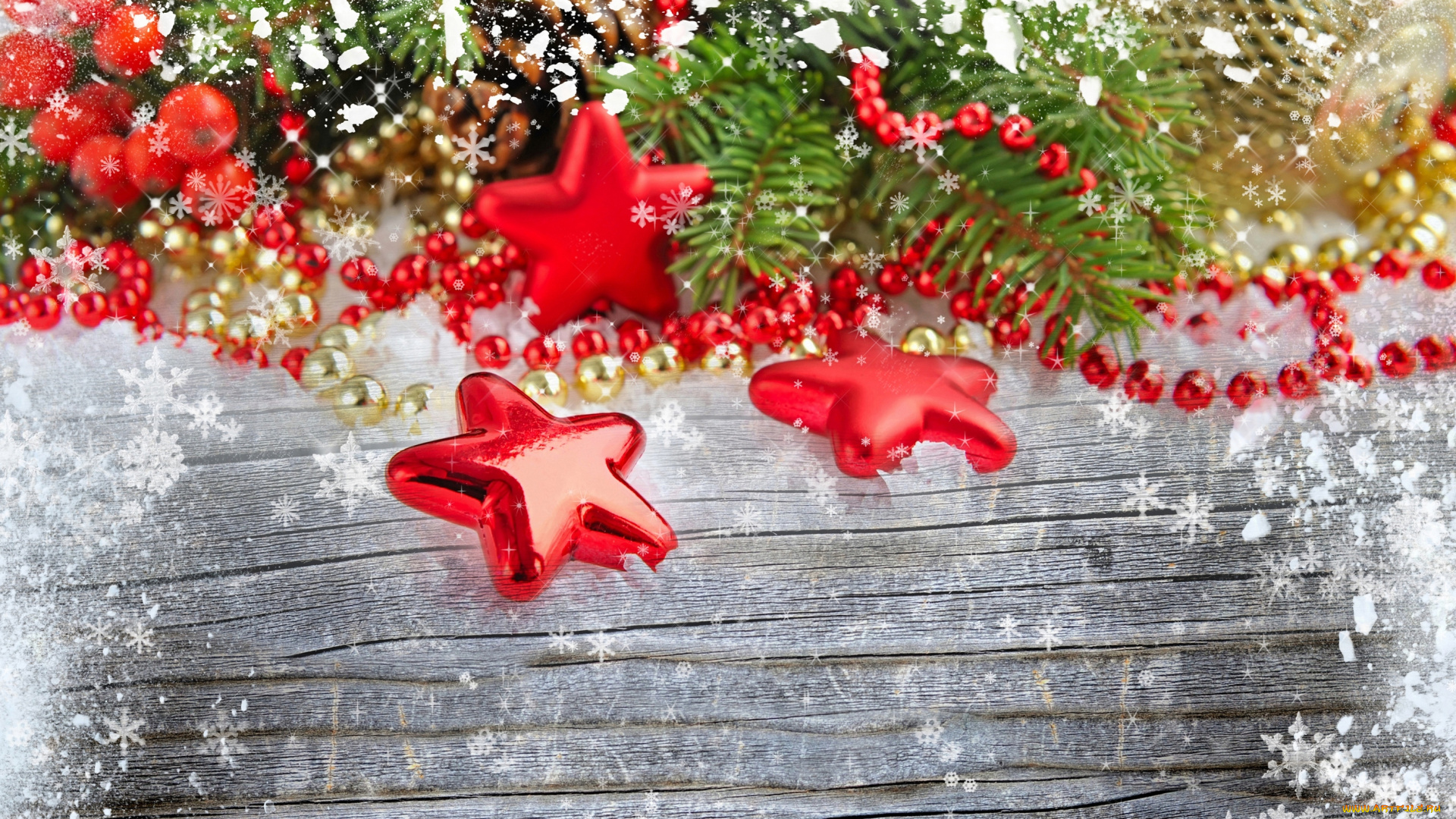 праздничные, снежинки, и, звёздочки, украшения, рождество, новый, год, christmas, new, year, шарики, праздник