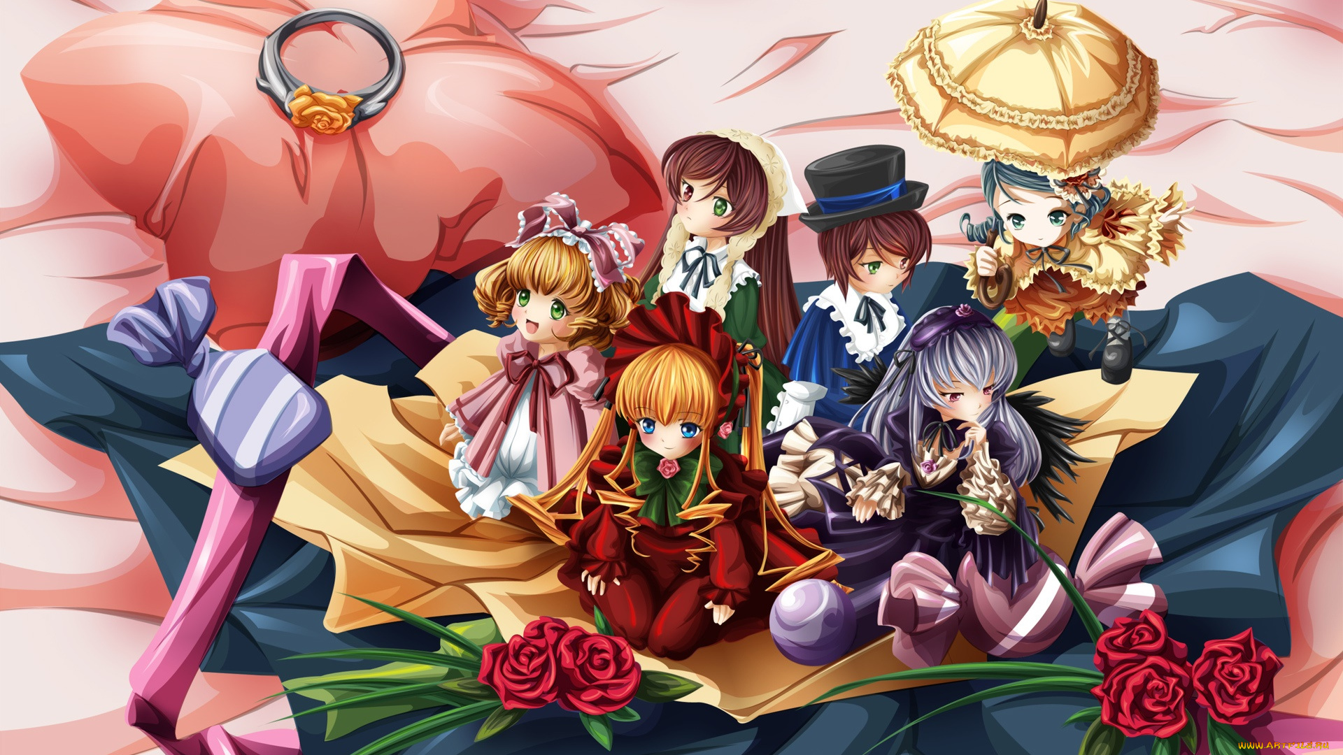 rozen, maiden, аниме, персонажи