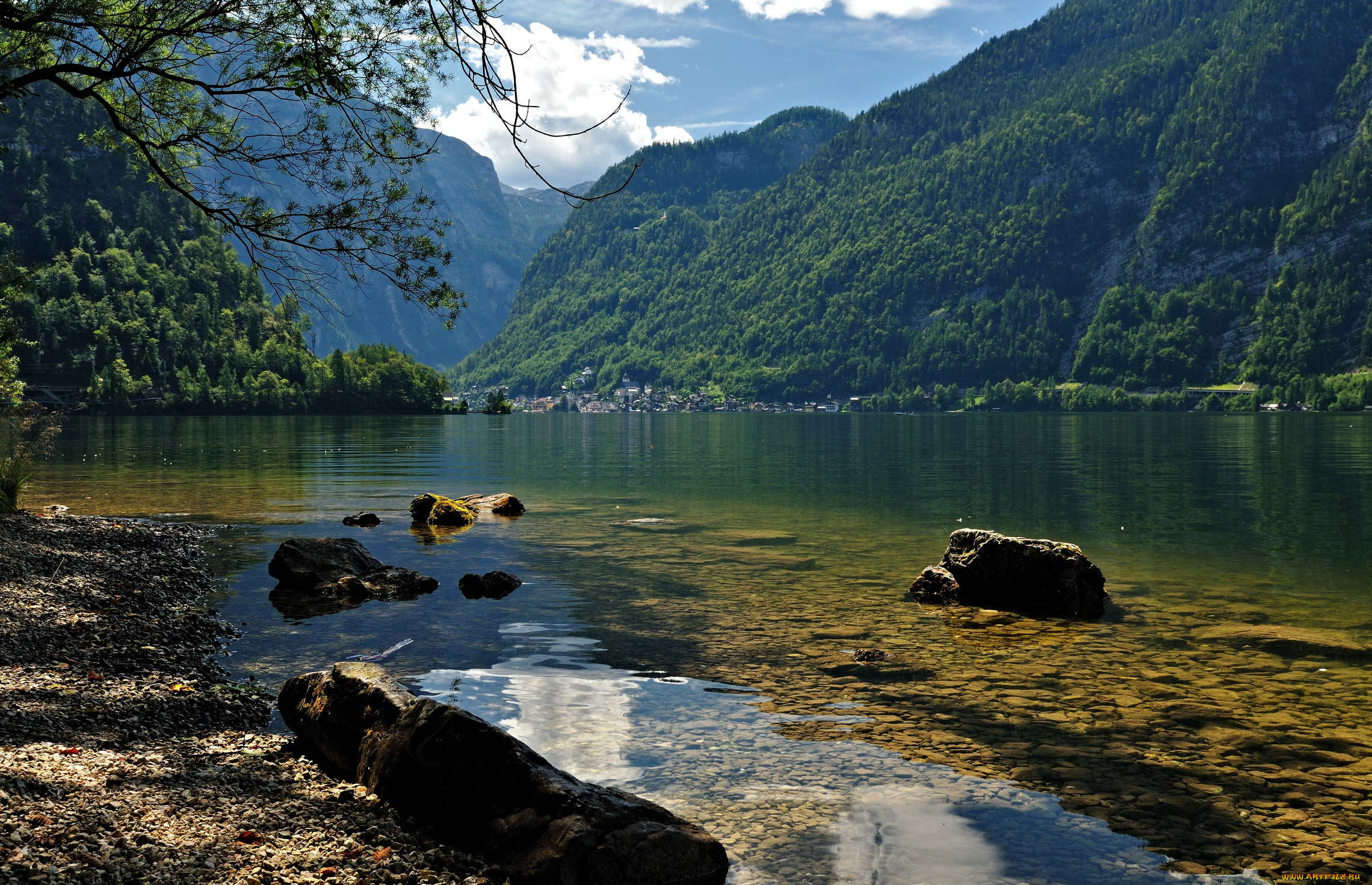 природа, реки, озера, озеро, hallstatt, австрия