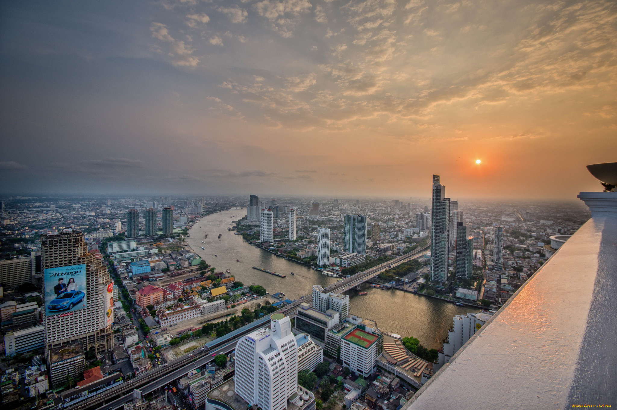 bangkok, города, бангкок, , таиланд, панорама