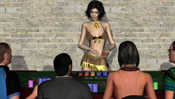 Картинка businesswoman 3д+графика people+ люди девушка взгляд казино