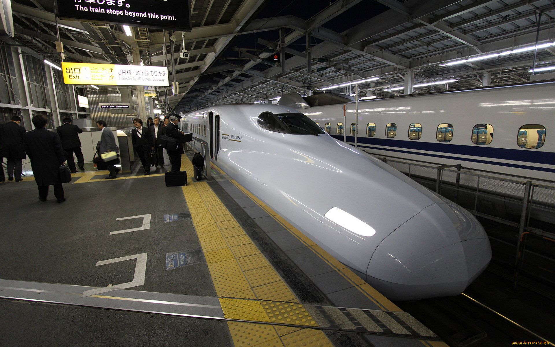 japan, high, speed, train, техника, поезда, перрон, поезд, вокзал