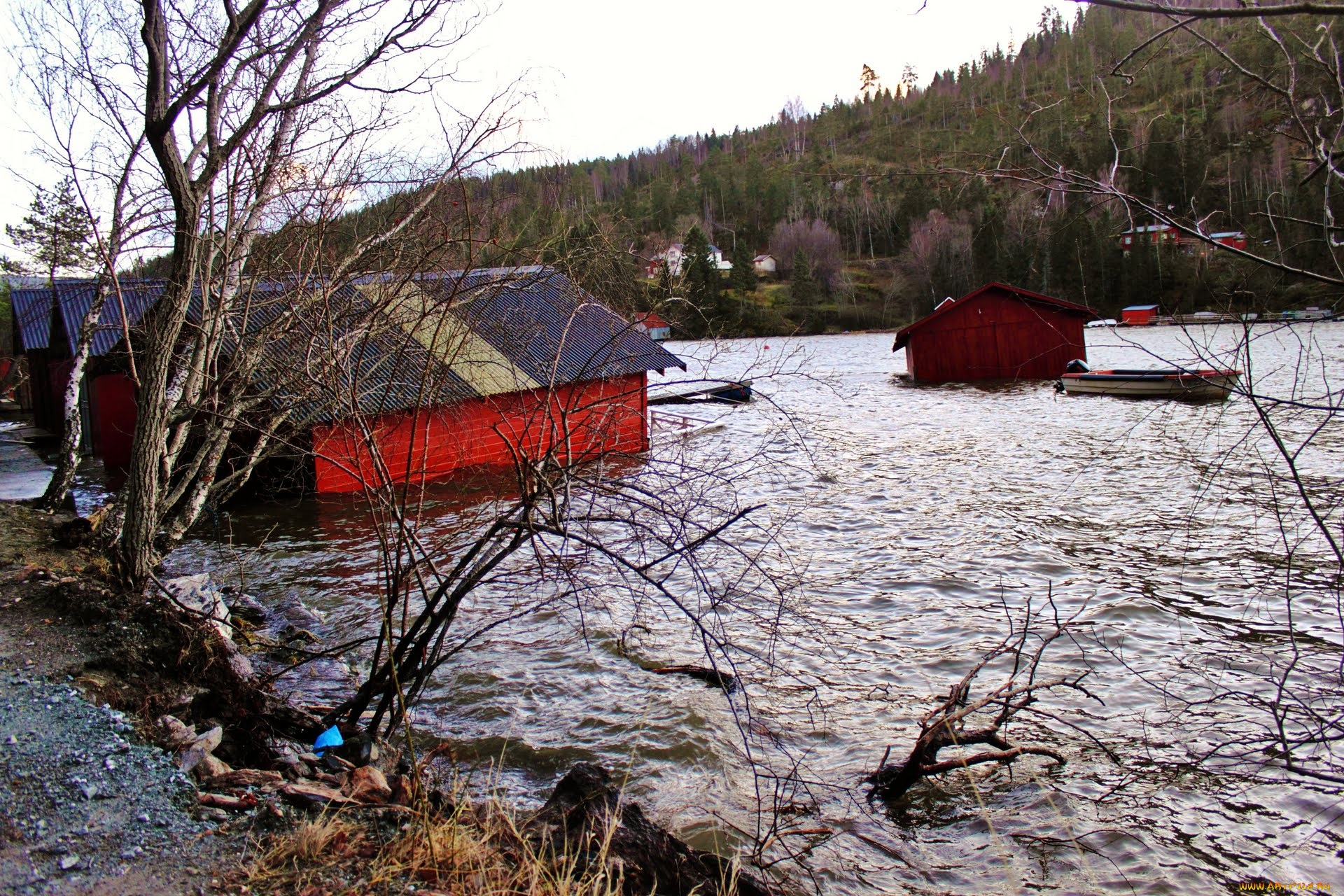 природа, реки, озера, норвегия