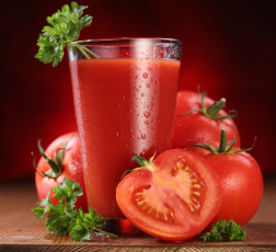 Картинка еда напитки сок помидоры стакан томатный