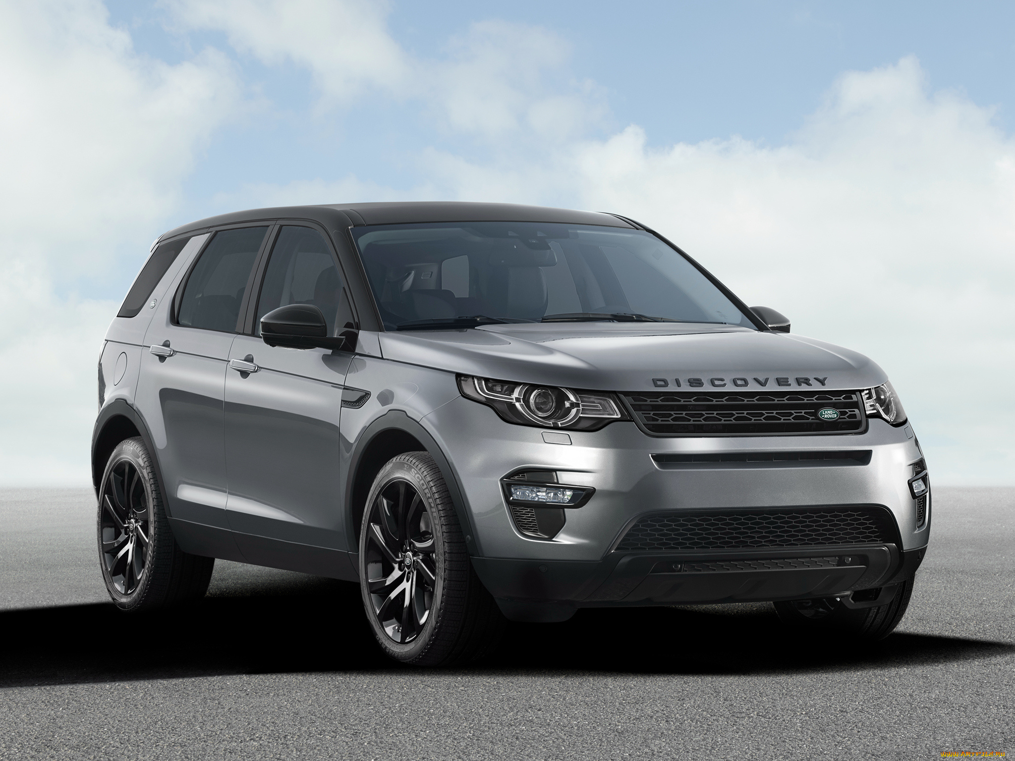 автомобили, land-rover, серый, 2015г, l550, pack, land, rover, black, luxury, hse, discovery, sport