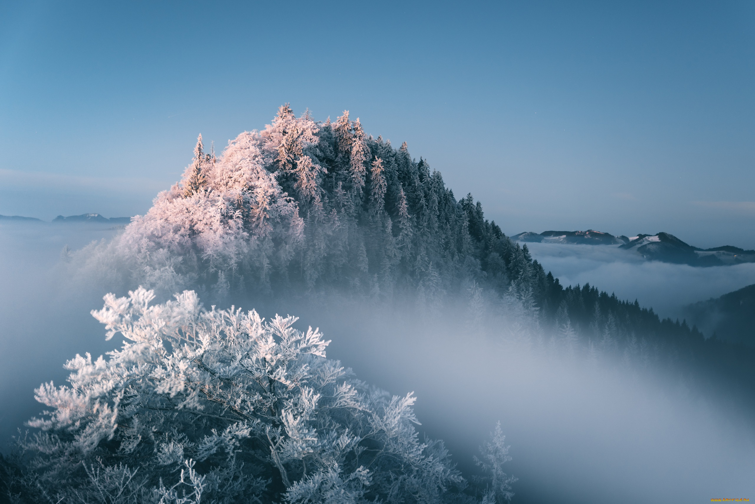 природа, зима, пейзаж