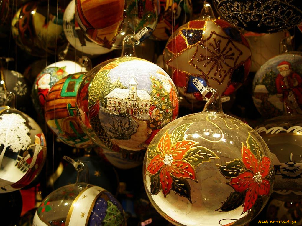 beautiful, christmas, tree, decoration, праздничные, шарики