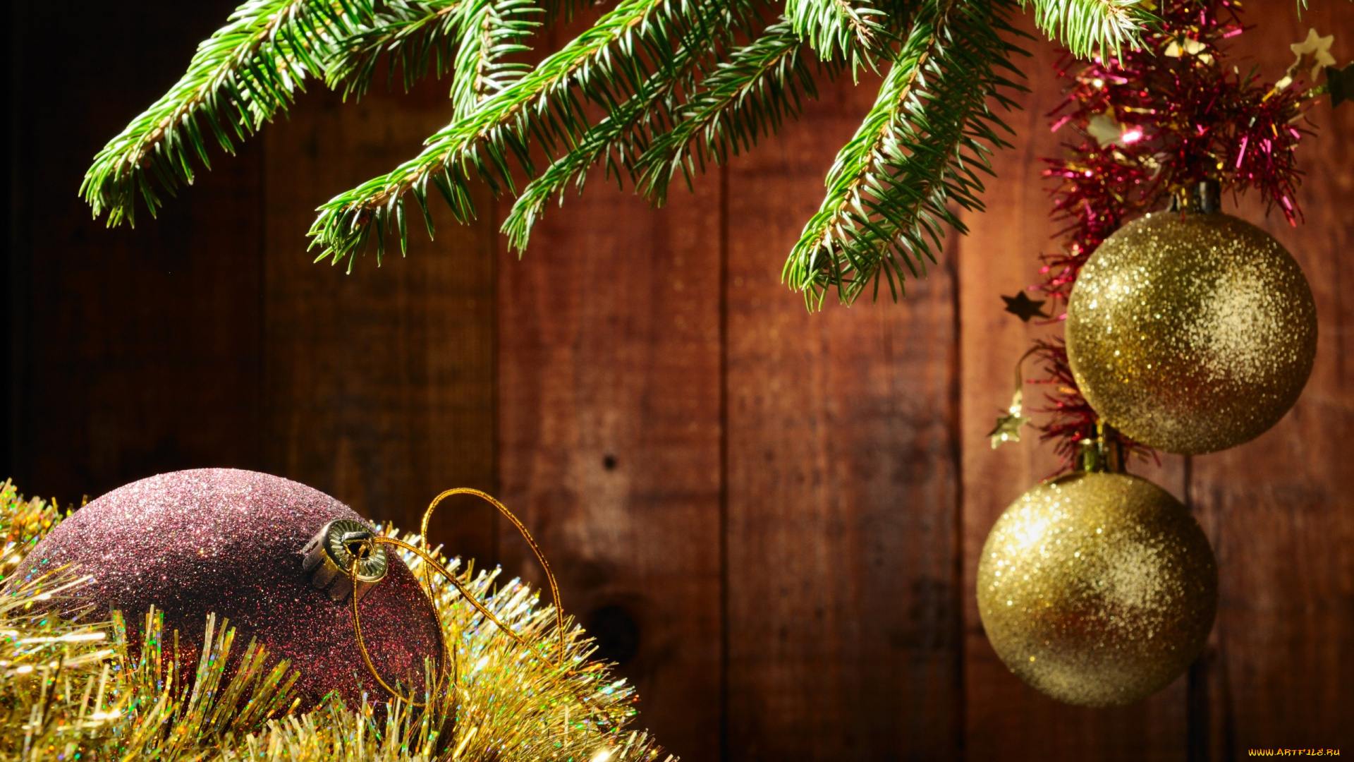 праздничные, шары, мишура, елка, рождество, новый, год, christmas, new, year, decoration